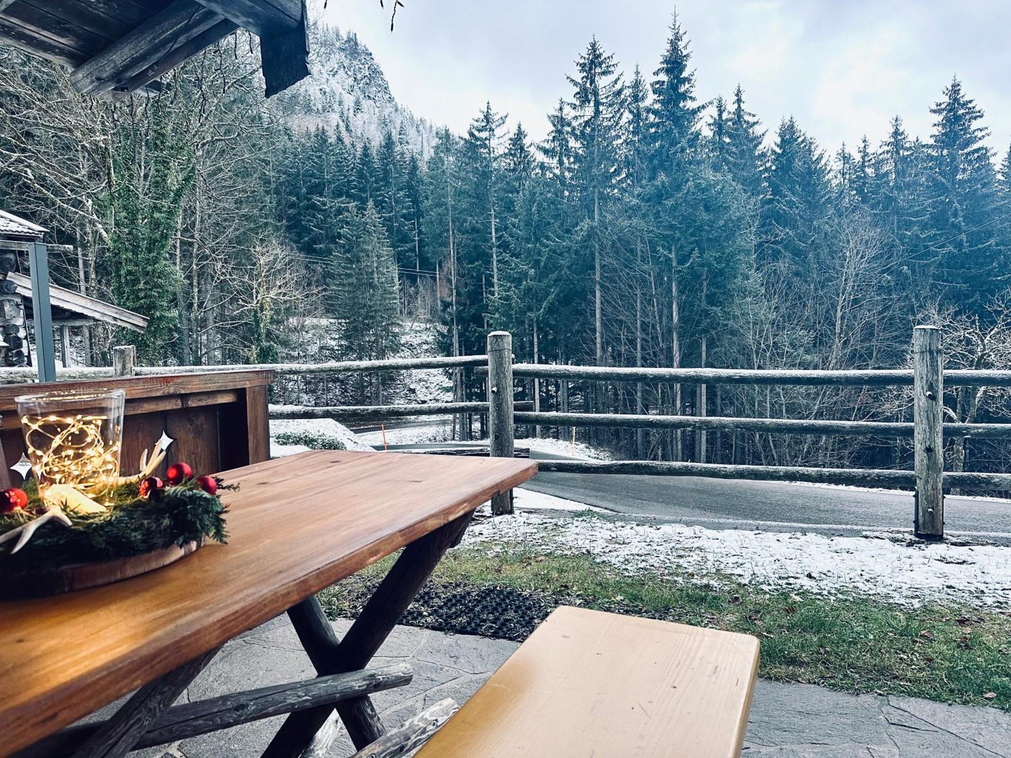 Almbruennerl Die Almhuette Auf Der Raffner Alm 鲁波尔丁 外观 照片
